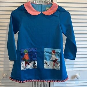 Nwt Maggie Peggy Skating Girl Holiday